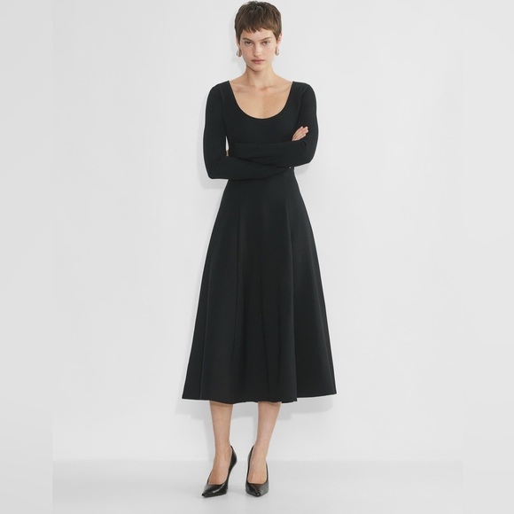 NWT Babaton Leda Ponte Dress in Sumac Burgundy XS - Picture 4 of 11